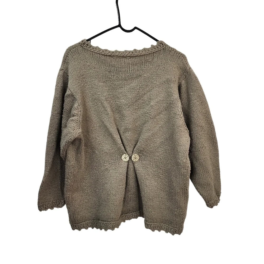 Hot Knots Women's Knit Lace Trim Cardigan